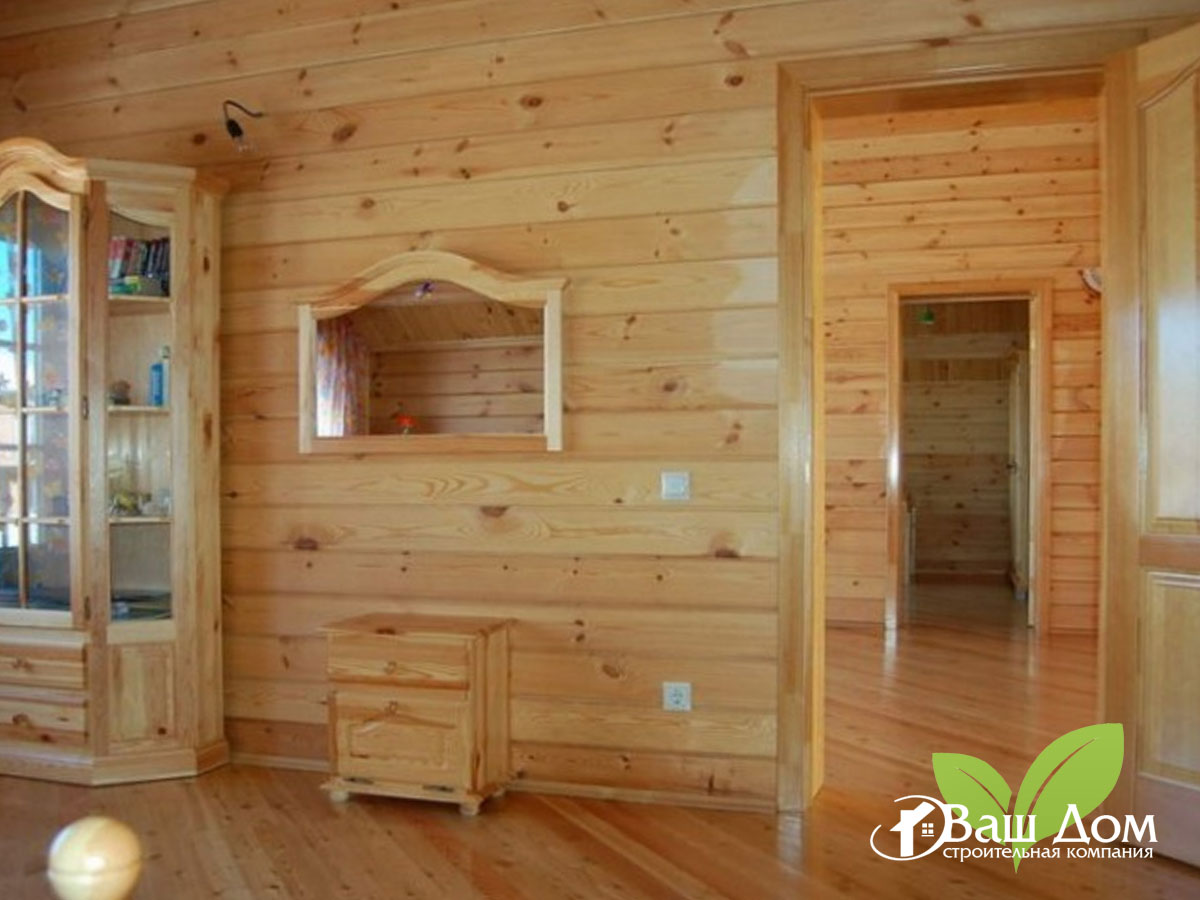 Установка перегородок в деревянном доме