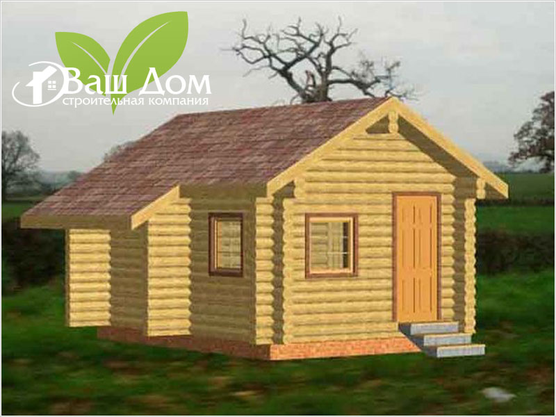 Проект бани Б-02 Проект бани Б-02