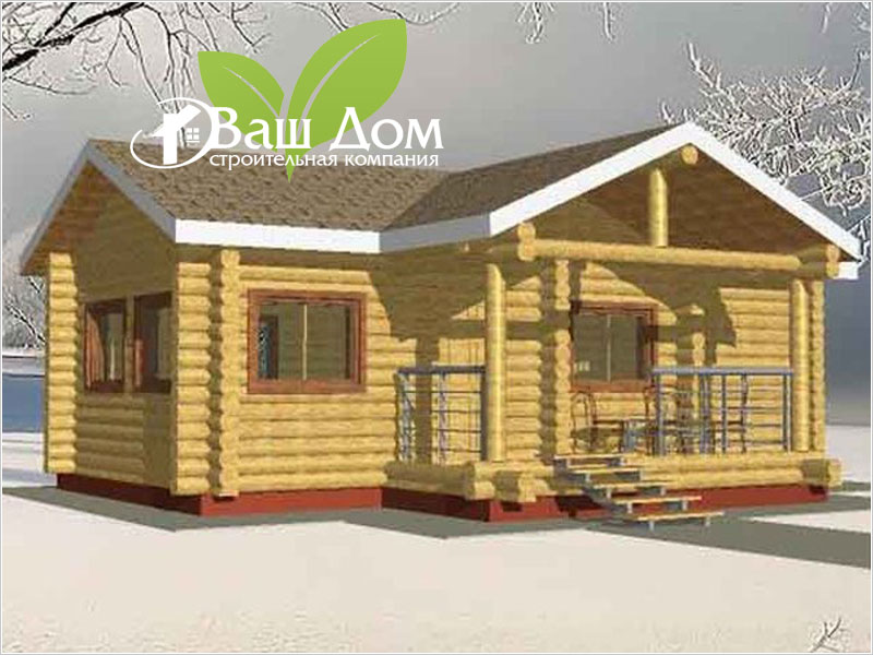 Проект бани Б-07 Проект бани Б-07