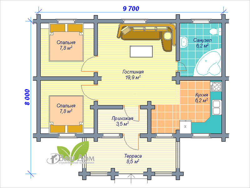 Проект дома Д-052 Проект дома Д-052
