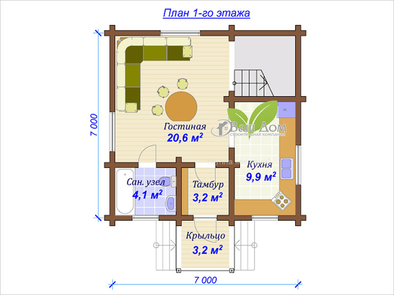 Проект дома Д-090 Проект дома Д-090