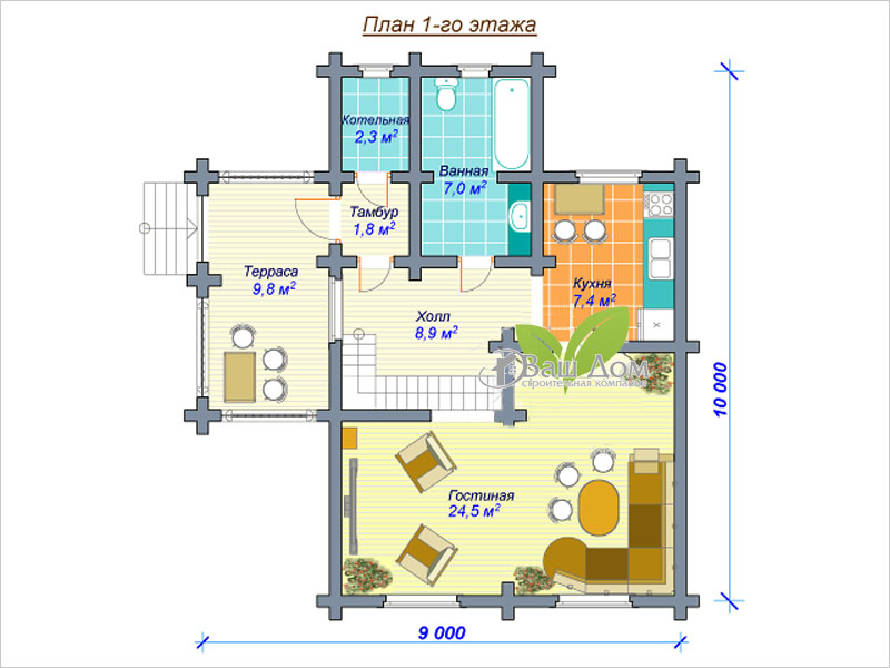 Проект дома Д-100 Проект дома Д-100