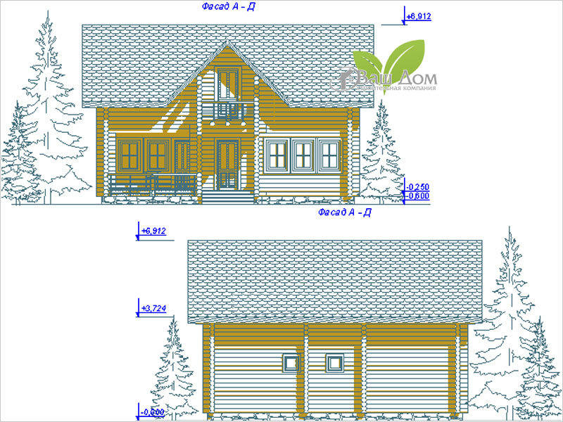 Проект дома Д-102 Проект дома Д-102