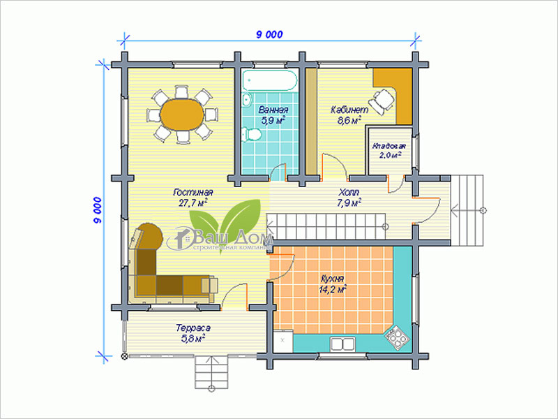 Проект дома Д-104 Проект дома Д-104