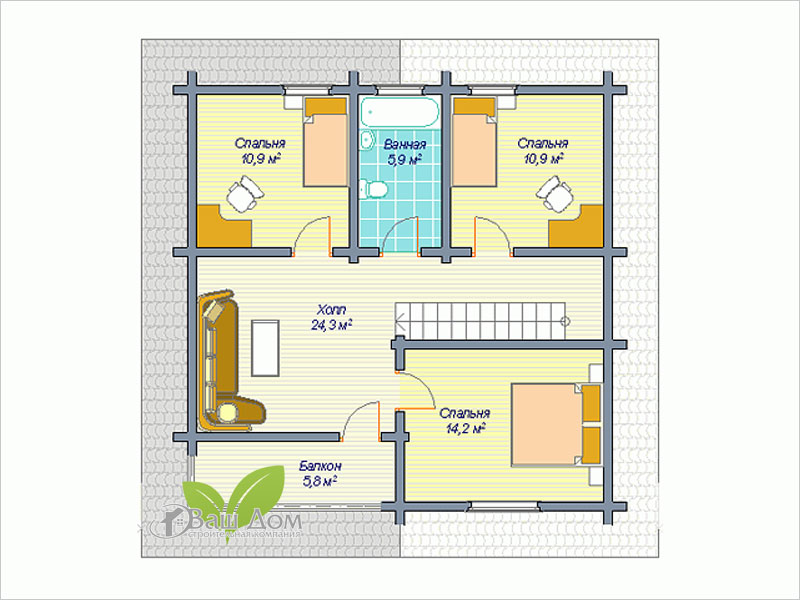 Проект дома Д-104 Проект дома Д-104