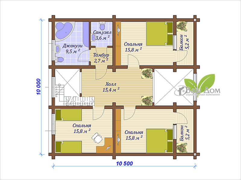 Проект дома Д-158 Проект дома Д-158