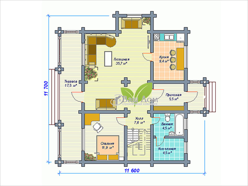 Проект дома Д-159 Проект дома Д-159