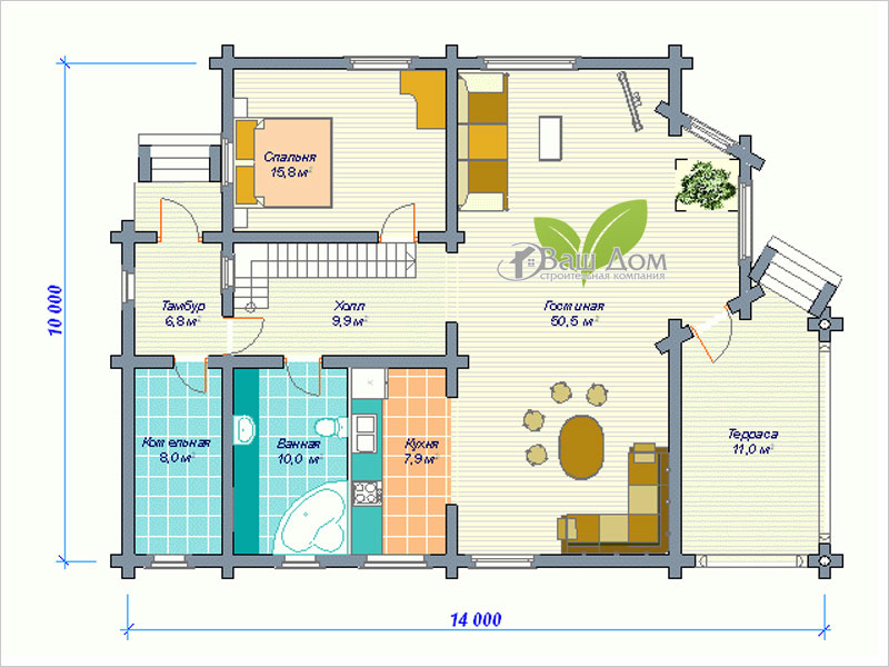 Проект дома Д-180 Проект дома Д-180